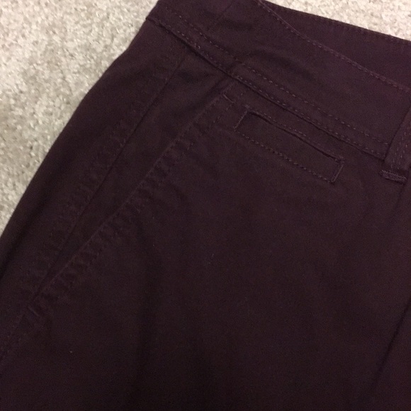BOGO $15&under Maroon straight leg pants - Picture 3 of 4